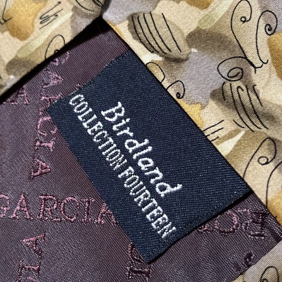 J. Garcia Birdland Collection Fourteen Silk Tie - Picture 4 of 6